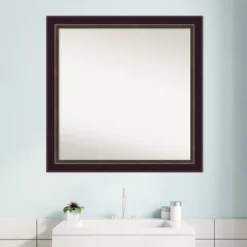 Amanti Art Signore Bronze 30" x 30" Wood Framed Bathroom Wall Mirror 15 Amanti Art Signore Bronze 30" x 30" Wood Framed Bathroom Wall Mirror -Amanti Art Shop GUEST bb514a8e f01d 471b a77e 2d3a97b46158
