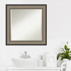 Amanti Art Imperial Pewter Black Framed Bathroom Vanity Wall Mirror 15 Amanti Art Imperial Pewter Black Framed Bathroom Vanity Wall Mirror -Amanti Art Shop GUEST bbe2f4a3 19e9 44e9 a80b f8622a15b71d
