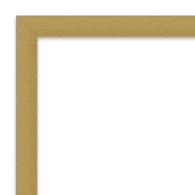 Amanti Art Grace Narrow Brushed Gold Bathroom Wall Mirror - 20" x 26" 4 Amanti Art Grace Narrow Brushed Gold Bathroom Wall Mirror - 20" x 26" - Image 2