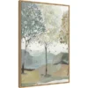 Amanti Art Breezy Landscape Trees III by Allison Pearce - 23" x 33" Framed Canvas Wall Art