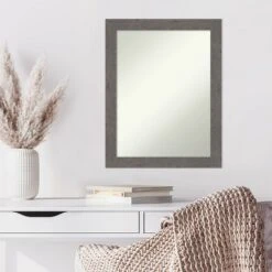 Amanti Art Rustic Plank Gray Narrow Wall Mirror - 22" x 28" Decorative Mirror 13 Amanti Art Rustic Plank Gray Narrow Wall Mirror - 22" x 28" Decorative Mirror -Amanti Art Shop GUEST bd592d05 53a4 4bc8 8499 7317c347182d