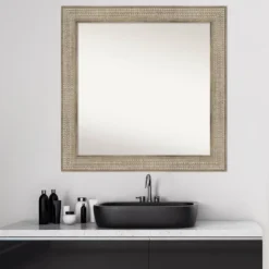 Amanti Art Trellis Silver Wood Bathroom Wall Mirror - 32" x 32" Non-Beveled 15 Amanti Art Trellis Silver Wood Bathroom Wall Mirror - 32" x 32" Non-Beveled -Amanti Art Shop GUEST bd5f1de8 ced3 4734 a675 5052247ca068