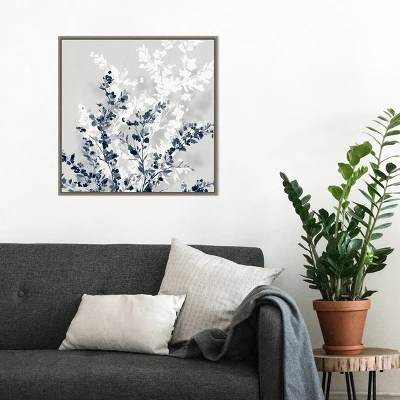 Amanti Art Blue Spring II by Isabelle Z - 22" x 22" Gray Wash Framed Canvas 8 Amanti Art Blue Spring II by Isabelle Z - 22" x 22" Gray Wash Framed Canvas - Image 6