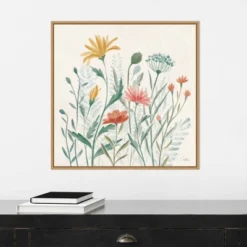 Amanti Art Wildflower Vibes III by Janelle Penner - 22" x 22" Framed Canvas Wall Art -Amanti Art Shop GUEST be52b673 760c 450b b2f2 e555cf00ddbb