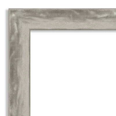 Amanti Art Waveline Silver Narrow Petite Bevel Bathroom Wall Mirror - 28.5 x 22.5 3 Amanti Art Waveline Silver Narrow Petite Bevel Bathroom Wall Mirror - 28.5 x 22.5