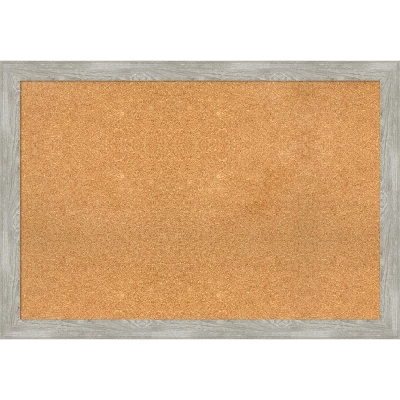 Amanti Art Dove Greywash Narrow Framed Corkboard, Natural Self-Healing Bulletin Board 10 Amanti Art Dove Greywash Narrow Framed Corkboard, Natural Self-Healing Bulletin Board - Image 8