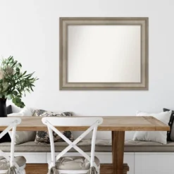 34" X 28" Non-Beveled Mezzanine Antique Silver Narrow Wood Wall Mirror - Amanti Art: Includes Mounting Hardware, Spot Clean 14 34" X 28" Non-Beveled Mezzanine Antique Silver Narrow Wood Wall Mirror - Amanti Art: Includes Mounting Hardware, Spot Clean -Amanti Art Shop GUEST c025e3f8 7a82 44d5 867c a66ff47efc0c