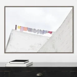 Amanti Art Clean Laundry by Emilio Pino Framed Canvas Wall Art - Gray Wash Float Frame 13 Amanti Art Clean Laundry by Emilio Pino Framed Canvas Wall Art - Gray Wash Float Frame -Amanti Art Shop GUEST c02be0b3 40b6 45e5 ab1b 9e98003d9a27