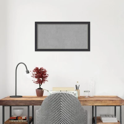 Amanti Art 26"x14" Stylish Framed Magnetic Board in Satin Black 9 Amanti Art 26"x14" Stylish Framed Magnetic Board in Satin Black - Image 7