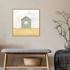 Amanti Art Rural Barn Simplicity II by Courtney Prahl - 22" x 22" Framed Canvas -Amanti Art Shop GUEST c22d03f7 4811 40fd bafb c1509bea101d