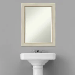 Amanti Art Parthenon Cream Petite Bevel Wood Bathroom Wall Mirror, 28.25 x 22.25 18 Amanti Art Parthenon Cream Petite Bevel Wood Bathroom Wall Mirror, 28.25 x 22.25 -Amanti Art Shop GUEST c24c9a6d 3a09 45ae 9f4d 3489692ff082