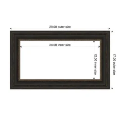 Amanti Art Accent Bronze Framed Magnetic Dry Erase Board, 29 x 17 In. -Amanti Art Shop GUEST c2b6f211 6758 41cb 9603 a3a84db0356f