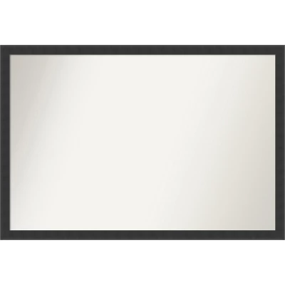 Amanti Art Mezzanotte Black Non-Beveled Wood Bathroom Wall Mirror 16 Amanti Art Mezzanotte Black Non-Beveled Wood Bathroom Wall Mirror - Image 14