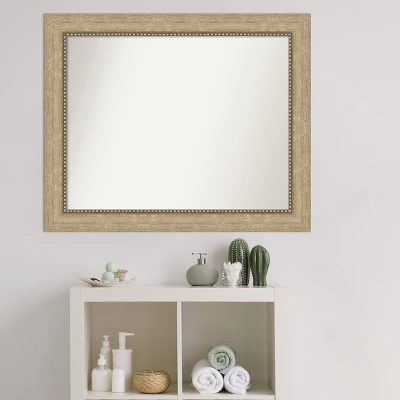 Amanti Art Astor Champagne Non-Beveled Bathroom Wall Mirror 9 Amanti Art Astor Champagne Non-Beveled Bathroom Wall Mirror - Image 7