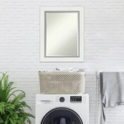 24" X 30" Eva White Framed Wall Mirror Silver - Amanti Art 14 24" X 30" Eva White Framed Wall Mirror Silver - Amanti Art -Amanti Art Shop GUEST c5606dda 6620 40ea 9f5e 5ac50254cafa