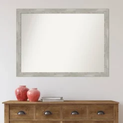 Amanti Art Dove Greywash Narrow Wall Mirror - 42" x 31" Non-Beveled -Amanti Art Shop GUEST c5eb7fc1 0d3c 4e1f 8232 3f7d964d1da4 1