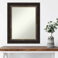 Amanti Art 24" x 30" Varied Black Non-Beveled Wall Mirror -Amanti Art Shop GUEST c6557449 0cee 4c5b bf16 e410f26c2318