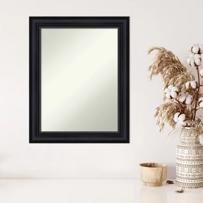 Amanti Art Astor Black Non-Beveled Wall Mirror - 23" x 29" 6 Amanti Art Astor Black Non-Beveled Wall Mirror - 23" x 29" - Image 4