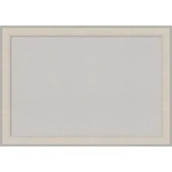 Amanti Art 40x28 Gray Cork Bulletin Board with Cottage White & Silver Wood Frame -Amanti Art Shop GUEST c8127364 d516 4b0a 9390 8263bf772d5e