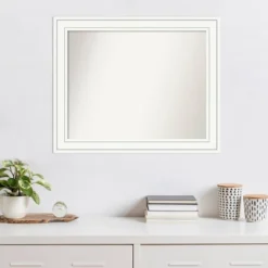 Amanti Art Craftsman White Wood Wall Mirror - 33" x 27" Large Decorative Mirror 14 Amanti Art Craftsman White Wood Wall Mirror - 33" x 27" Large Decorative Mirror -Amanti Art Shop GUEST c988700c a433 49c3 bd9e 874bac973305
