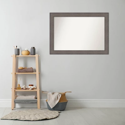 Amanti Art Country Barn Wood Wall Mirror - 41" x 29" Non-Beveled Bathroom Mirror 6 Amanti Art Country Barn Wood Wall Mirror - 41" x 29" Non-Beveled Bathroom Mirror - Image 4