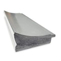 32" X 26" Non-Beveled Flair Polished Nickel Wall Mirror - Amanti Art