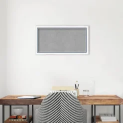 Amanti Art Morgan Framed Magnetic Board - White & Blue Wood (26 x 14) -Amanti Art Shop GUEST cae4ef10 7255 4c8a b3db 22ded1d1c7cb