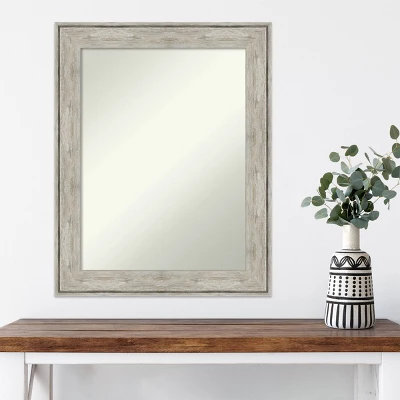 Amanti Art 23" x 29" Crackled Metallic Non-Beveled Wall Mirror 9 Amanti Art 23" x 29" Crackled Metallic Non-Beveled Wall Mirror - Image 7