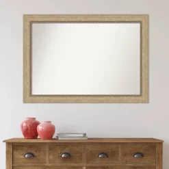 41" X 29" Non-Beveled Astor Champagne Wall Mirror - Amanti Art -Amanti Art Shop GUEST cb5d1741 66c7 470a a955 71cc3810c18b