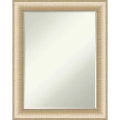 Amanti Art Elegant Brushed Bronze Petite Bevel Bathroom Wall Mirror -Amanti Art Shop GUEST cba28673 e381 4c24 b50d c20e8aa92ab8
