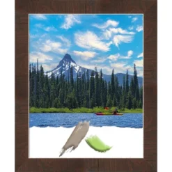 Amanti Art Wildwood Brown Narrow Picture Frame -Amanti Art Shop GUEST cbae9fa5 807c 4b8c 823c 55048494f0b4