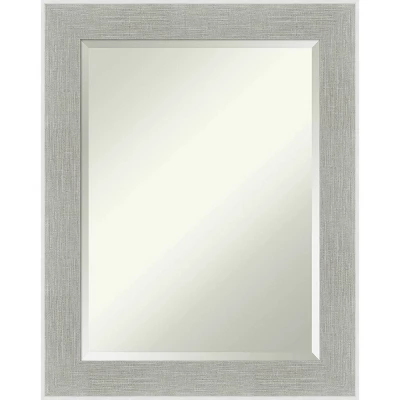 Amanti Art Glam Framed Bathroom Vanity Wall Mirror - Linen Gray 13 Amanti Art Glam Framed Bathroom Vanity Wall Mirror - Linen Gray - Image 11