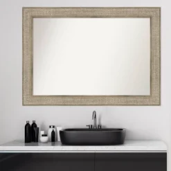 Amanti Art Trellis Silver Wood Bathroom Wall Mirror - 42" x 30" 16 Amanti Art Trellis Silver Wood Bathroom Wall Mirror - 42" x 30" -Amanti Art Shop GUEST cca675f2 ad82 4d1e a9fe f82510a3dc46