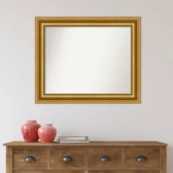 Amanti Art Parlor Gold Non-Beveled Bathroom Wall Mirror (34" x 28") 14 Amanti Art Parlor Gold Non-Beveled Bathroom Wall Mirror (34" x 28") -Amanti Art Shop GUEST ccc730b8 77c8 4738 b874 ac0350f5bf31