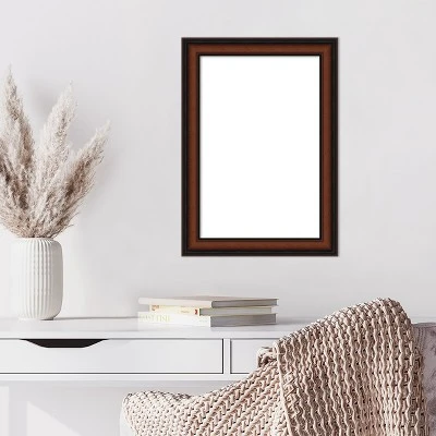 Amanti Art Cyprus Walnut Narrow Framed Magnetic Dry Erase Board 9 Amanti Art Cyprus Walnut Narrow Framed Magnetic Dry Erase Board - Image 7