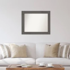 Amanti Art Rustic Plank Gray Wall Mirror (34" x 28") - Hand-Assembled Woodgrain Frame 12 Amanti Art Rustic Plank Gray Wall Mirror (34" x 28") - Hand-Assembled Woodgrain Frame -Amanti Art Shop GUEST cd46aae3 2a3b 41bc 9e44 ac89f43fe70f