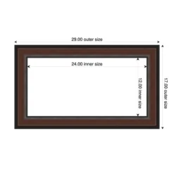 Amanti Art Harvard Walnut Framed Magnetic Dry Erase Board for Wall 22 Amanti Art Harvard Walnut Framed Magnetic Dry Erase Board for Wall -Amanti Art Shop GUEST cd9bb56b d46e 49d1 88b5 aaaf49b2b20d