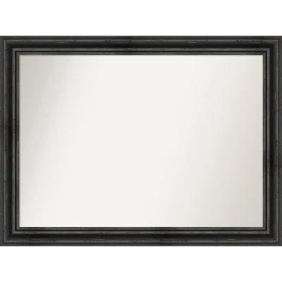 Amanti Art Rustic Pine Black Non-Beveled Wood Bathroom Wall Mirror 15 Amanti Art Rustic Pine Black Non-Beveled Wood Bathroom Wall Mirror - Image 13