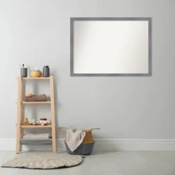 Amanti Art Edwin Gray Wood Bathroom Wall Mirror - 41" x 30" Non-Beveled 16 Amanti Art Edwin Gray Wood Bathroom Wall Mirror - 41" x 30" Non-Beveled -Amanti Art Shop GUEST ce8c3400 d0fe 4738 8e12 540f30236eee