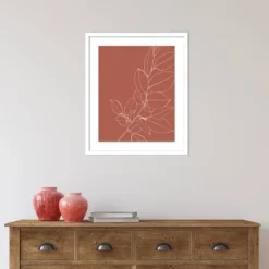 Amanti Art Warm Magnolia Branch II by Karyn Panganiban Framed Print (21" x 25") -Amanti Art Shop GUEST cf46ece8 8b14 42bc 929f 0700c104fad7