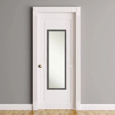 Pinstripe Framed Full Length On The Door Mirror - Amanti Art 8 Pinstripe Framed Full Length On The Door Mirror - Amanti Art - Image 6