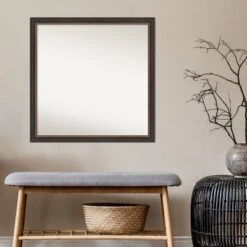Amanti Art Ashton Black Wood Wall Mirror - 29" x 29" Non-Beveled Square Frame 14 Amanti Art Ashton Black Wood Wall Mirror - 29" x 29" Non-Beveled Square Frame -Amanti Art Shop GUEST d01f9220 6a95 4e8f a3fa 10f87ad201bc