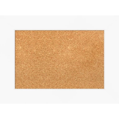Amanti Art Cabinet White Framed Corkboard - Natural Cork Bulletin Board 8 Amanti Art Cabinet White Framed Corkboard - Natural Cork Bulletin Board - Image 6