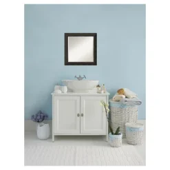 Amanti Art Signore Bronze 24" x 24" Beveled Wood Framed Wall Mirror 17 Amanti Art Signore Bronze 24" x 24" Beveled Wood Framed Wall Mirror -Amanti Art Shop GUEST d0b056c3 cf13 4628 bc20 77ed713ff357