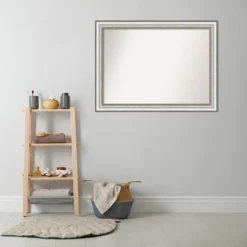 Amanti Art Salon Silver Non-Beveled Bathroom Wall Mirror - 43" x 32" 16 Amanti Art Salon Silver Non-Beveled Bathroom Wall Mirror - 43" x 32" -Amanti Art Shop GUEST d0f7e3bb 84ad 47dc 91bf 4e465fb755c2