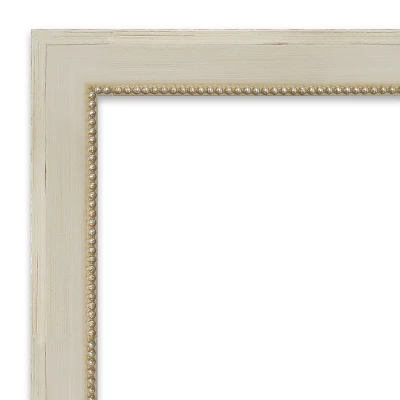 Amanti Art Parthenon Cream Petite Bevel Wood Bathroom Wall Mirror, 28.25 x 22.25 3 Amanti Art Parthenon Cream Petite Bevel Wood Bathroom Wall Mirror, 28.25 x 22.25