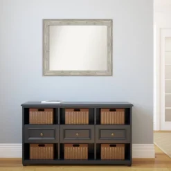 33" X 27" Non-Beveled Crackled Metallic Wall Mirror - Amanti Art -Amanti Art Shop GUEST d197ce1a 64fd 4bcd afba 7230eed66a42