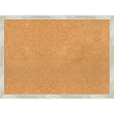 Amanti Art Crackled Metallic Narrow Framed Corkboard, Natural Cork 10 Amanti Art Crackled Metallic Narrow Framed Corkboard, Natural Cork - Image 8