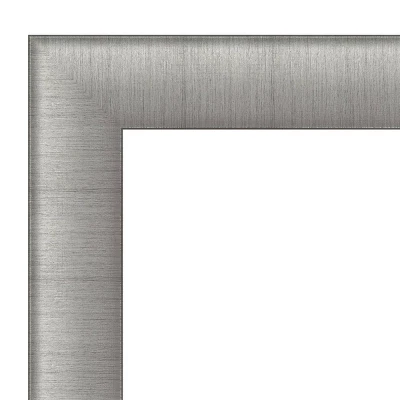 Amanti Art Elegant Brushed Pewter Bathroom Wall Mirror - 41" x 29" 4 Amanti Art Elegant Brushed Pewter Bathroom Wall Mirror - 41" x 29" - Image 2