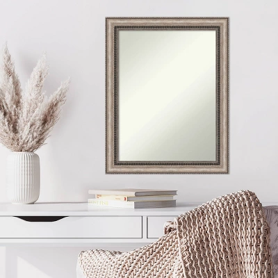 22" X 28" Non-Beveled Lyla Ornate Silver Wall Mirror - Amanti Art 7 22" X 28" Non-Beveled Lyla Ornate Silver Wall Mirror - Amanti Art - Image 5